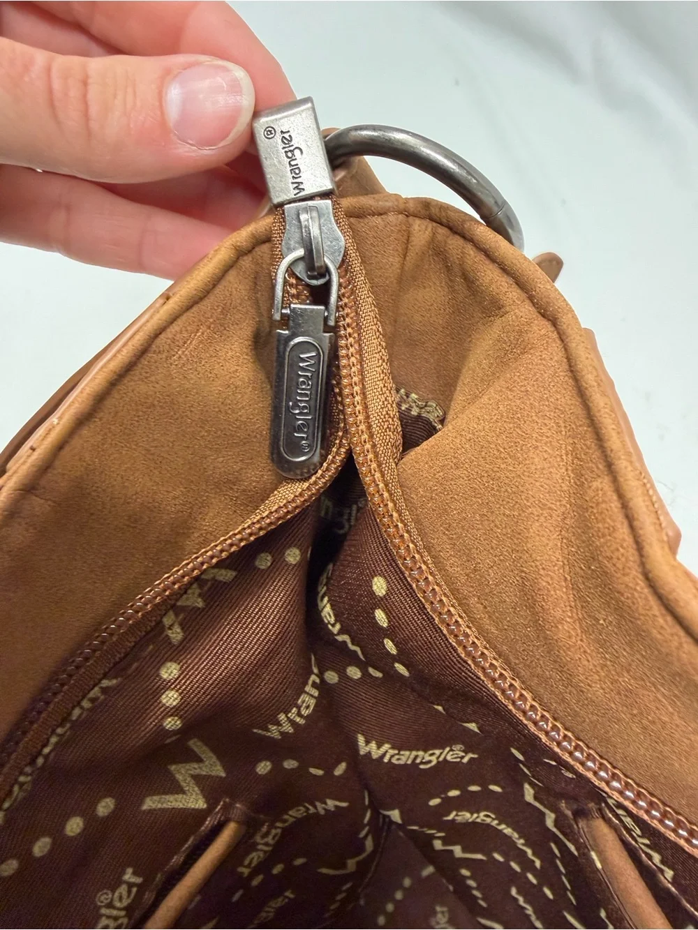 Wrangler Faux Leather Western Shoulder & Crossbody Bag
